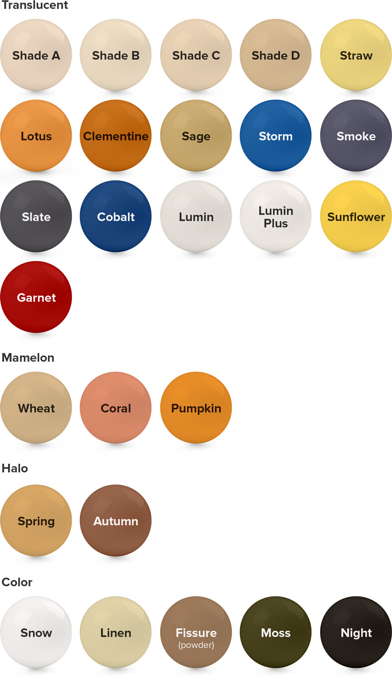 JB Nordic - MiYO Color swatches