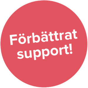 Förbättrad support!